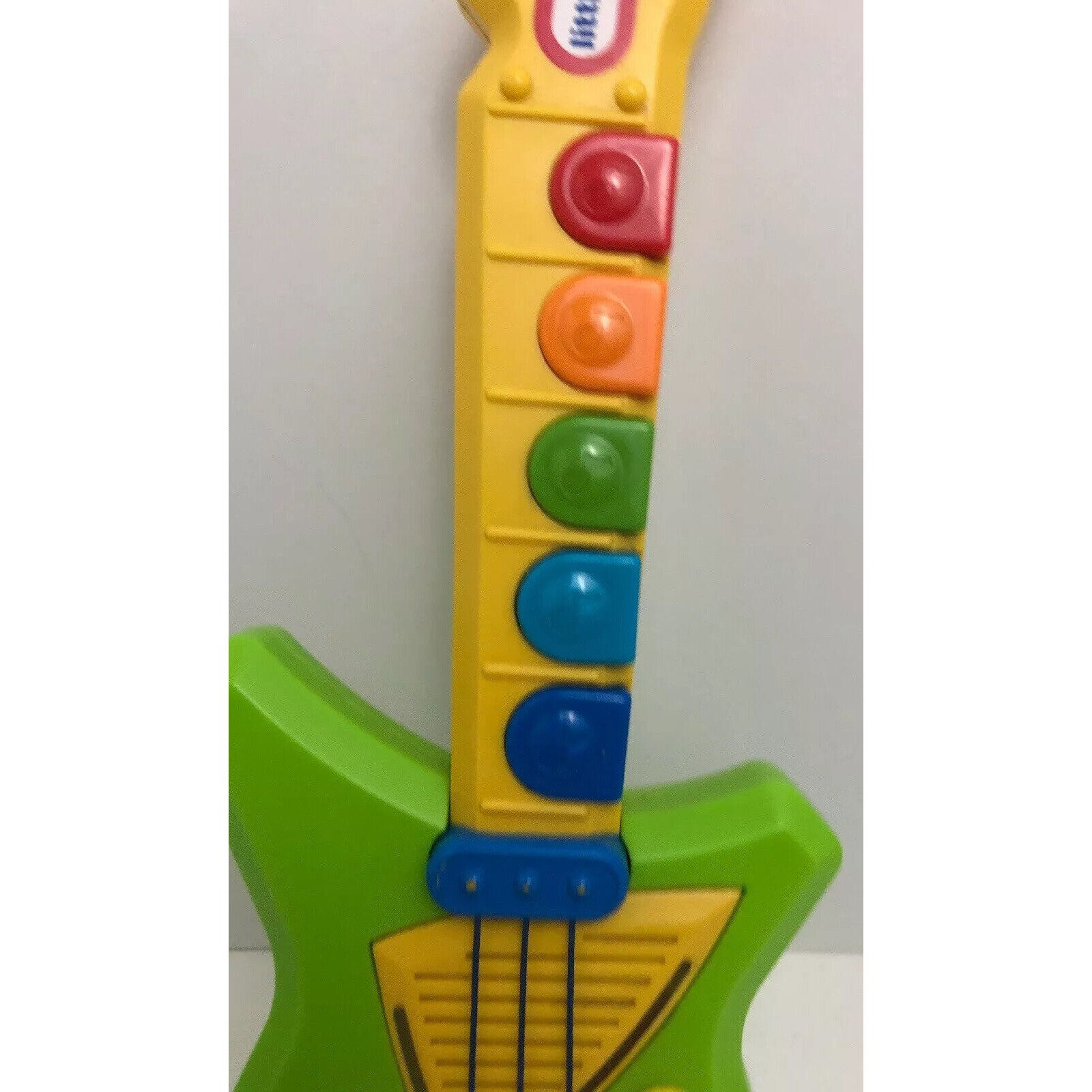Little Tikes Guitar Musical Pop Tunes Big Rocker Electric Guitar Green