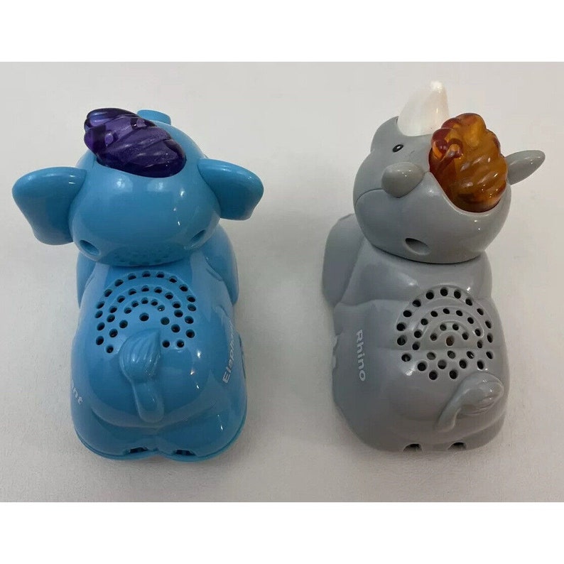 Vtech Go Go Smart Animals Wild Animals 2-pack Rhino Elephant - Etsy