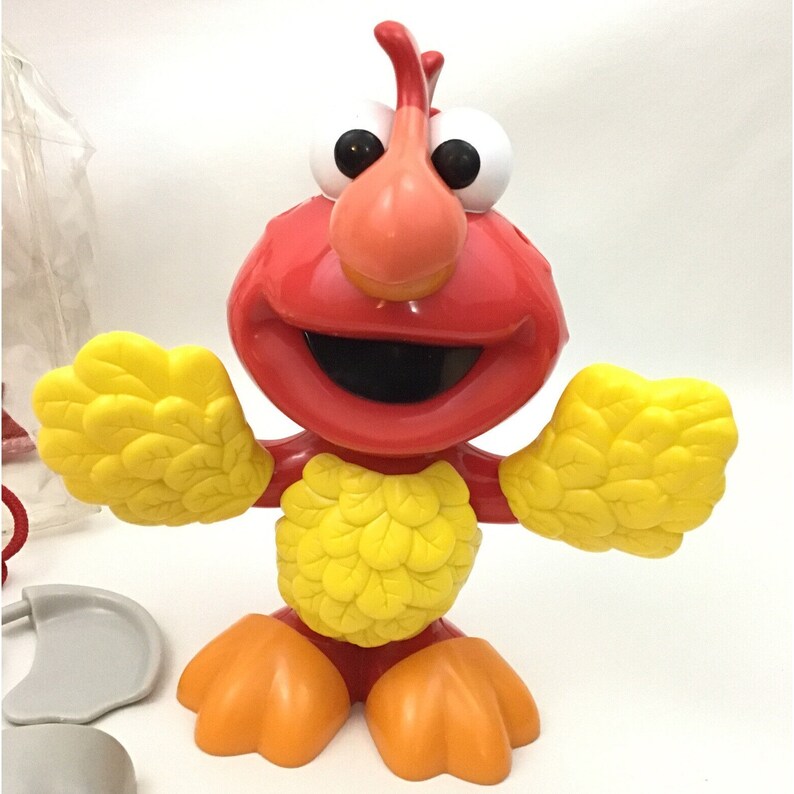 Sesame Street Elmos World Silly Parts Talking Elmo Elephant Etsy
