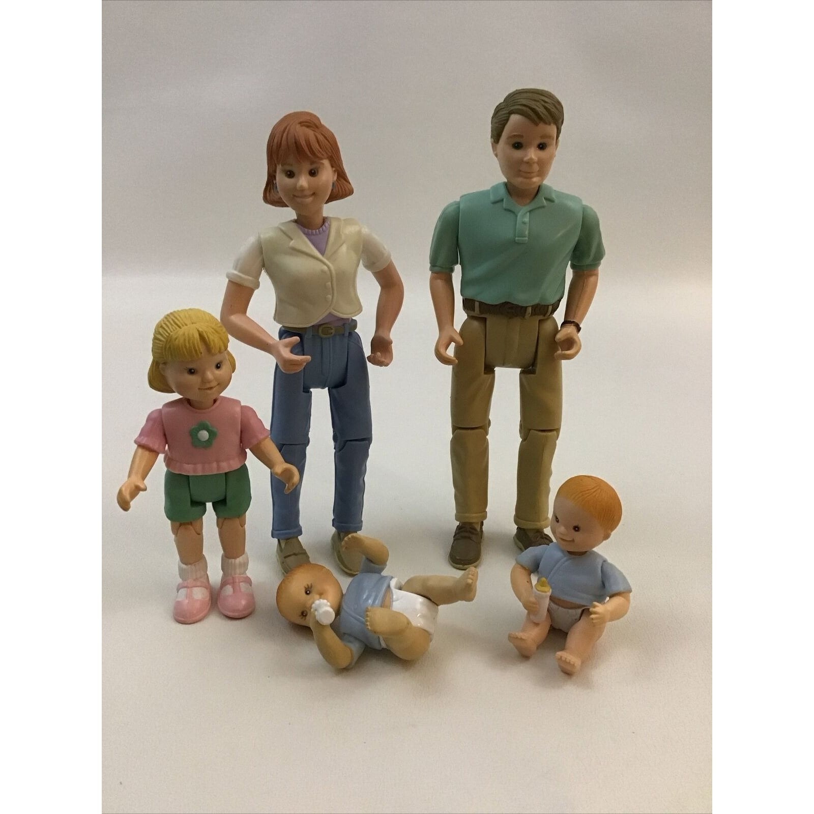 Fisher Price Loving Family Dollhouse Family Figures Mom Dad Twin