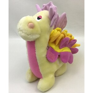 Be Mores Yellow & Pink Dragon Dinosaur Hasbro Ganz Vintage 1987