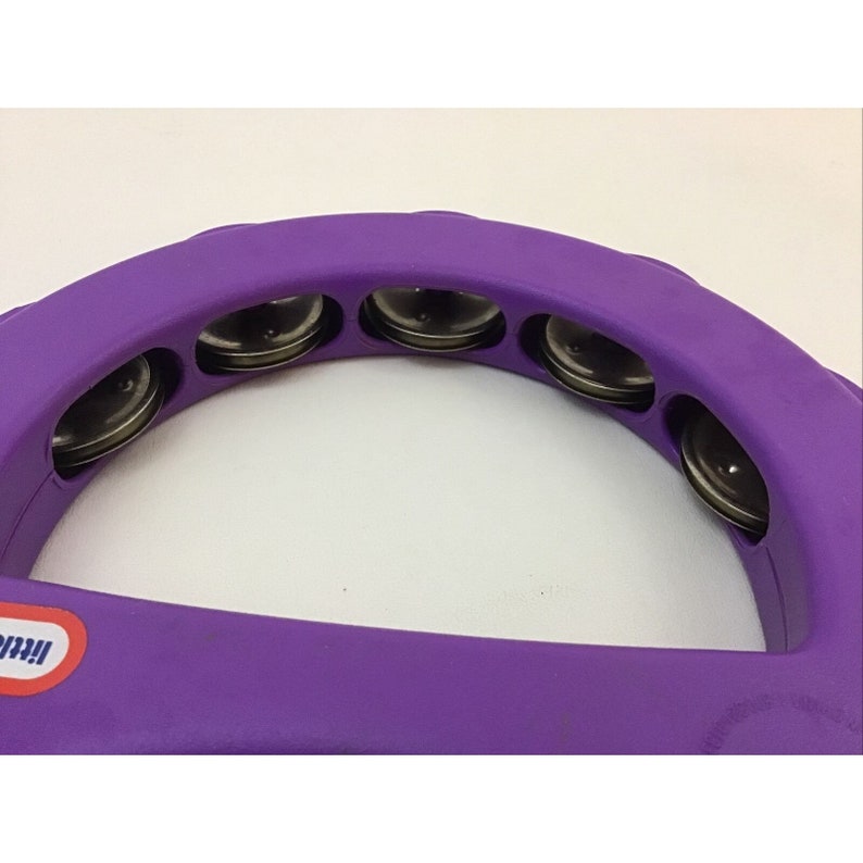 Little Tikes Tambourin Musical Instrument Violet Préscolaire Fun vintage Jouet image 5