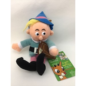 Rudolph Island Misfit Toys Herbie 7” Plush Ornament Dentistry Book 1998 CVS Tag