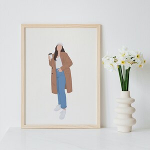 Minimal Digital Portrait, Faceless Portrait, Cartoon Family Portrait,Friend Portrait, Pet Portrait, Custom Drawing, Custom illustration