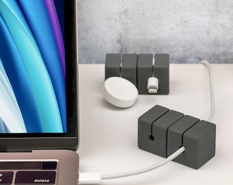 Function101 Cable Blocks 4-Pack - Silicone, magnetic and weighted cable management