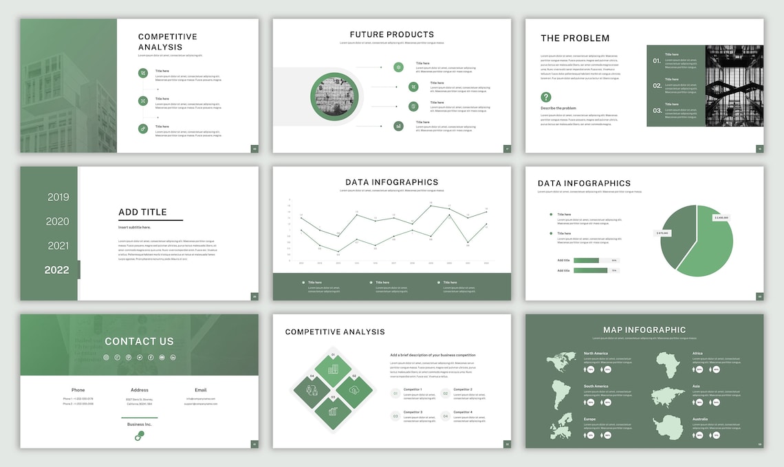 Premium Modern Business Powerpoint Presentation Template, 2026 Simple ...