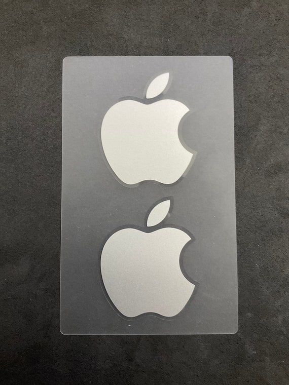 Metallic Apple Sticker