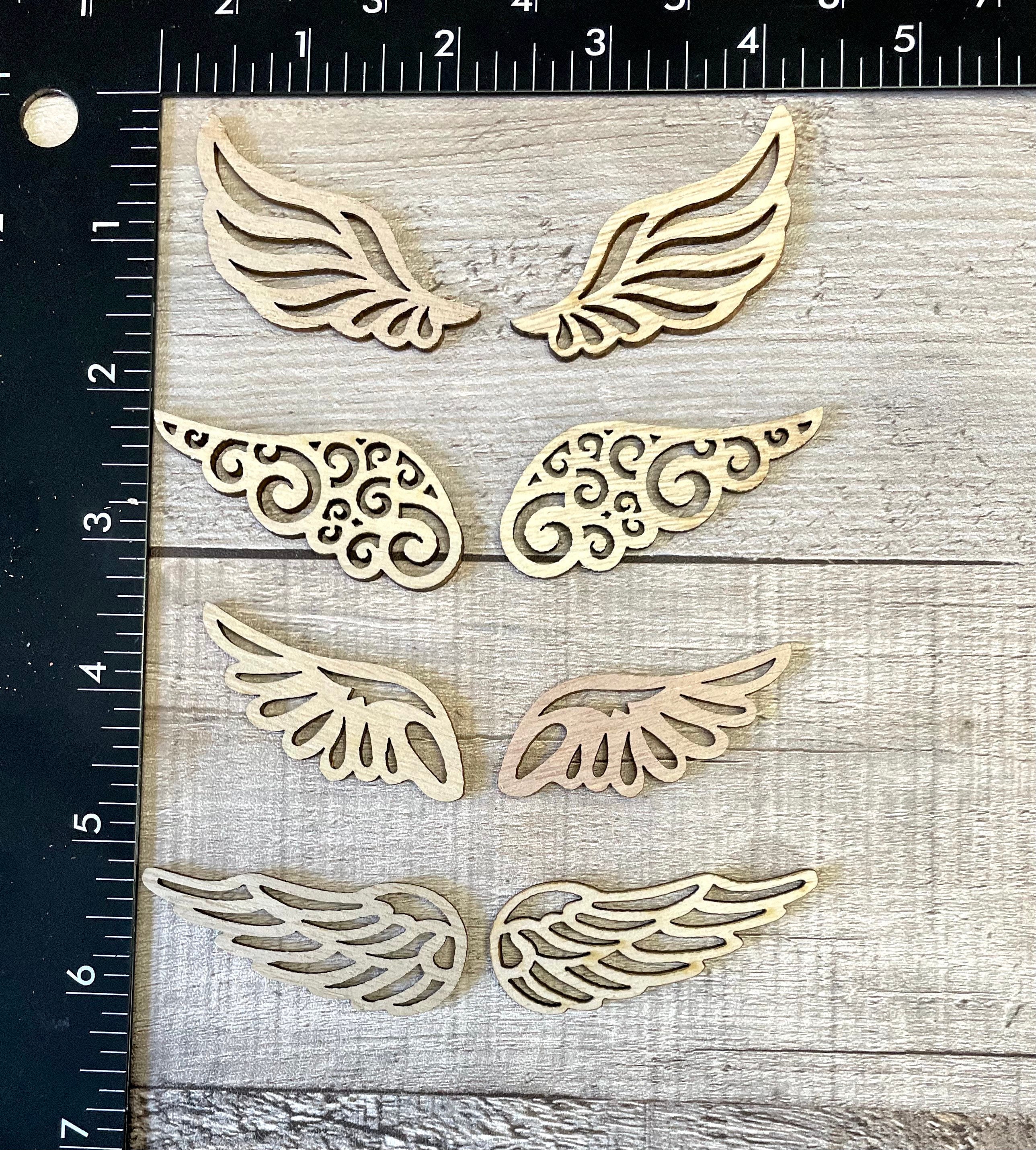Wooden Angel Wings Crafts, Crafts Wood Scrapbook Angel