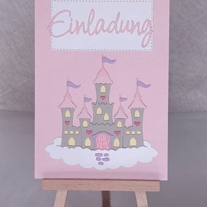 Einladungskarte "Märchenschloss"
