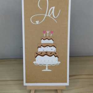 Hochzeitskarte "Torte"