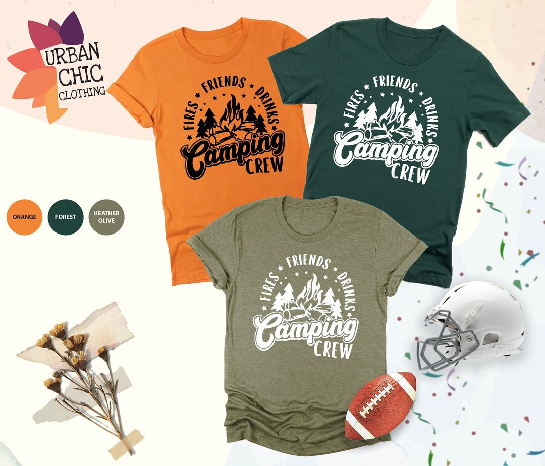Camping Crew Shirt, Family Camping Shirt, Camping Matching Shirt, Gift