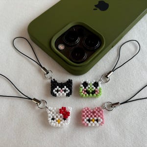 Beaded Charm Set – Cute Kawaii-Inspired Characters