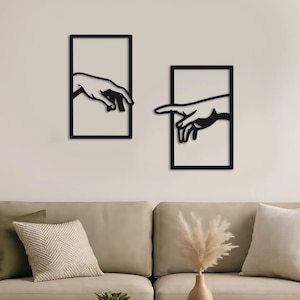 Creation of Adam Wood Wall Art: Michelangelo Inspired Home Decor