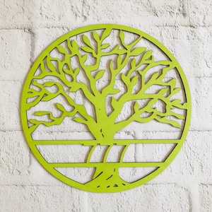Personalized Tree of Life Wood Sign: Custom Family Name Door Decor