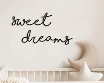 Sweet Dreams Wooden Sign: Nursery Decor