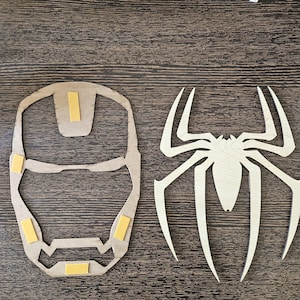 Marvel Avengers 6er-Set Wandbilder aus Holz, Kinderzimmer-Deko aus Holz: Hulk | Thor | Spiderman | Iron Man | Captain America Bild 11
