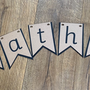 Classroom Display Banners - Standard Font