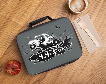 4x4=Fun" Lunch Bag (Dark Gray) | Off Road, Lunch Bag, Lunch Box, ATV, Quad Pictured