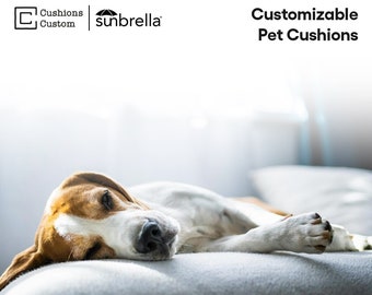 Custom Sunbrella Pet Cushions: Durable, Ultra-Comfortable Dog & Cat Beds