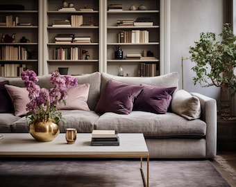 Velvet Cushion Covers, Elegant Throw Pillows, Bench Cushions