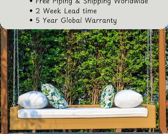Individuell gefertigtes Tagesbett Cover: Outdoor Kissen, Hollywoodschaukel, Twin Size
