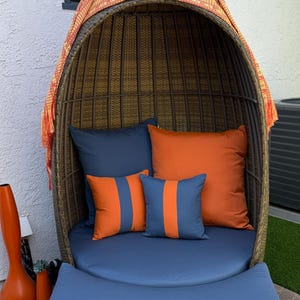 Custom Outdoor Cushion Replacement Service Exact Match Patio Furniture Protection Cover Outdoor Seating Area Cushion Weather Resistant Deck