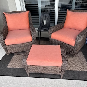 Custom Patio Cushion Cover: Weather-Resistant Outdoor Seating, Exact Fit