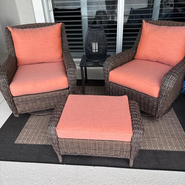 Custom Patio Cushion Cover: Weather-Resistant Outdoor Seating, Exact Fit