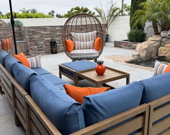 Custom Sunbrella Patio Cushions: Weather-resistant Outdoor Seating