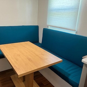 Custom Banquette Cushions for Dining and Kitchen | Banquette Bench Seating | Corner & Dining Banquette