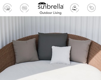 Set di cuscini da esterno Sunbrella: personalizzabili per patio, barca, bordo piscina