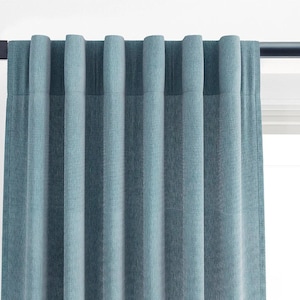 Sunbrella Outdoor Curtains – Tab Top, Back Tab, Rod Pocket | 50&quot; W x 84&quot; L, 50&quot; W x 96&quot; L, 50&quot; W x 108&quot; L, 50&quot; W x 124&quot; L