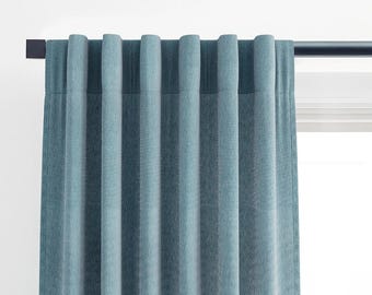 Sunbrella Outdoor Curtains – Tab Top, Back Tab, Rod Pocket | 50&quot; W x 84&quot; L, 50&quot; W x 96&quot; L, 50&quot; W x 108&quot; L, 50&quot; W x 124&quot; L