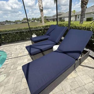 Housse de coussin de chaise d'extérieur Coussin imperméable pour meubles de jardin