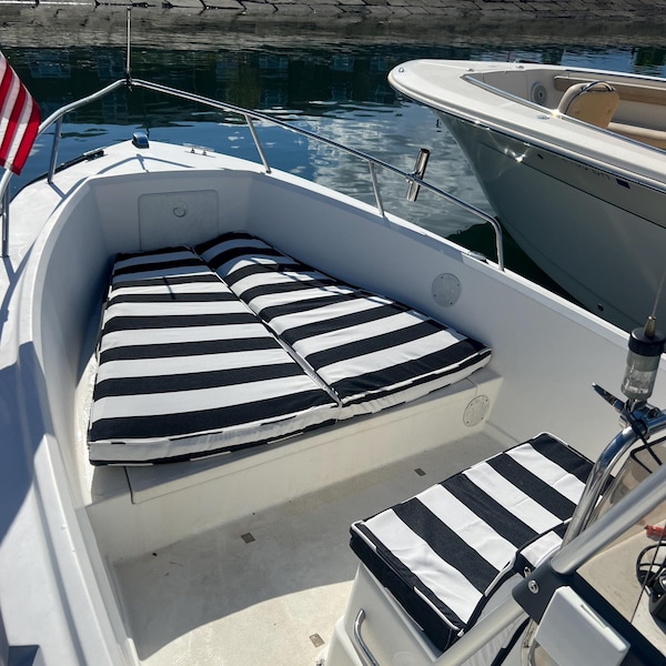 Sunbrella Custom Boat Cushions | Nautical Pillow | Waterproof, UV-Resistant & Stylish