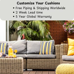 Sunbrella Outdoor Cushions - Custom Bench Cushions, Chaise Lounge Cushions, Outdoor Chair Cushions & Seat Covers