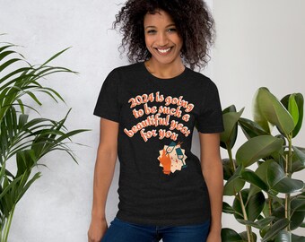 Women's 'New Year' Celebration Tee: Soft, Stretchy, and Stylish-Students, Couples, Parents, Gift Idea, Tee