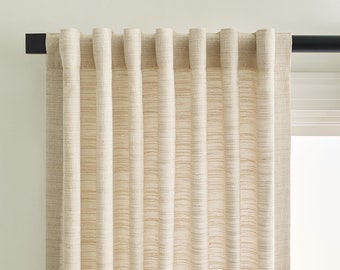 Sunbrella Tab Top | Back Tabs Outdoor Curtains - Stylish, Durable, Weatherproof | Perfect for Patios, Porches & Gazebos