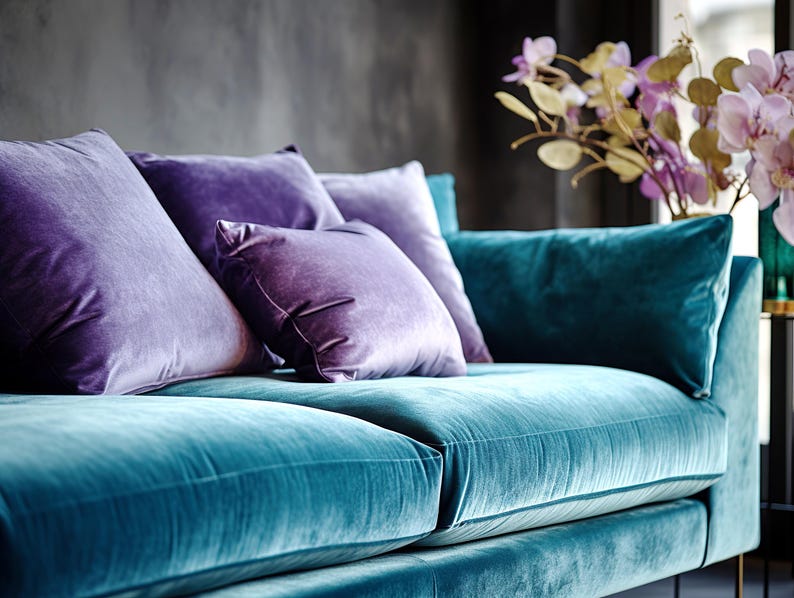 Premium Velvet Seat Cushion Luxury Comfort & Style for Any Chair Indoor