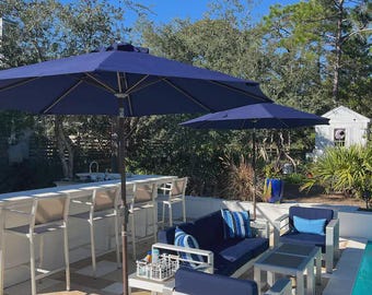 Toldo de patio personalizado / Funda de repuesto para sombrilla de exterior / Toldo Sunbrella hecho a medida