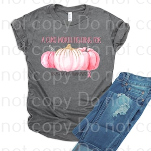 26-10 a cure worth fighting for  DTF Shirt Bella Canvas