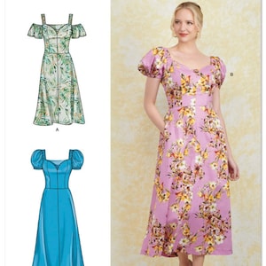 Simplicity-Schnittmuster S9918 Damenkleid mit Ärmel- und Längenvariationen
