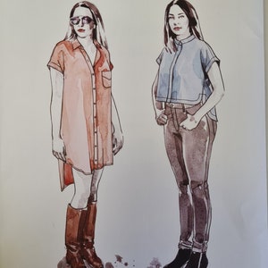 Closet Core Patterns Kalle Shirt & Shirtdress Sewing Pattern