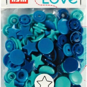 Prym Kunststoff Color Druckknöpfe 12mm - 7 Farbsets verfügbar