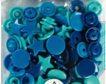 Prym Plastic Colour Snap Fasteners 12mm - 7 colour sets available