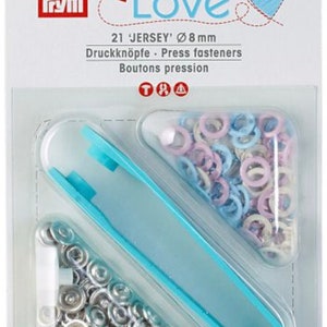 Prym Love Druckknöpfe für Jersey, 8mm - in 4 Farbsets erhältlich