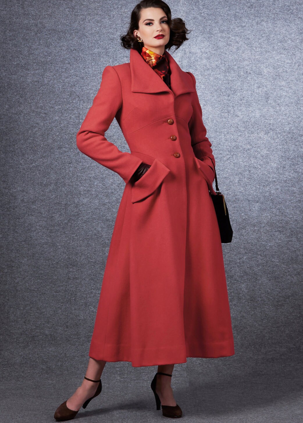 Vogue Patterns V1669 Vintage Coat Sewing Pattern Etsy