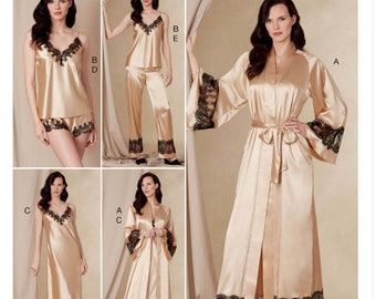 Vogue Patterns V1834 Misses’ and Misses’ Petite Robe, Belt, Camisole, Slip, Shorts and Trousers, Lingerie