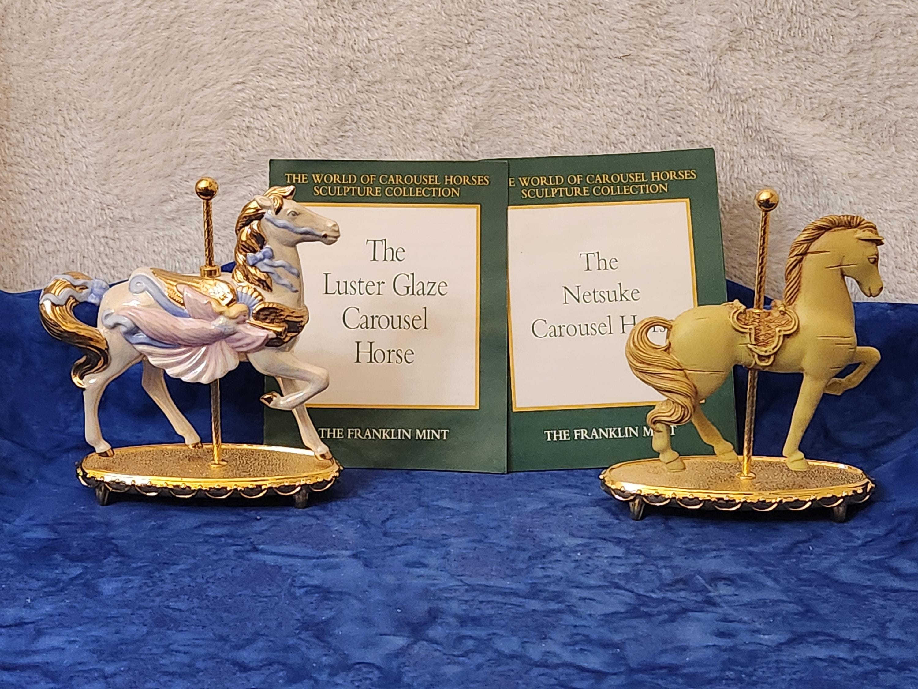 Franklin Mint Carousel Horses - Etsy