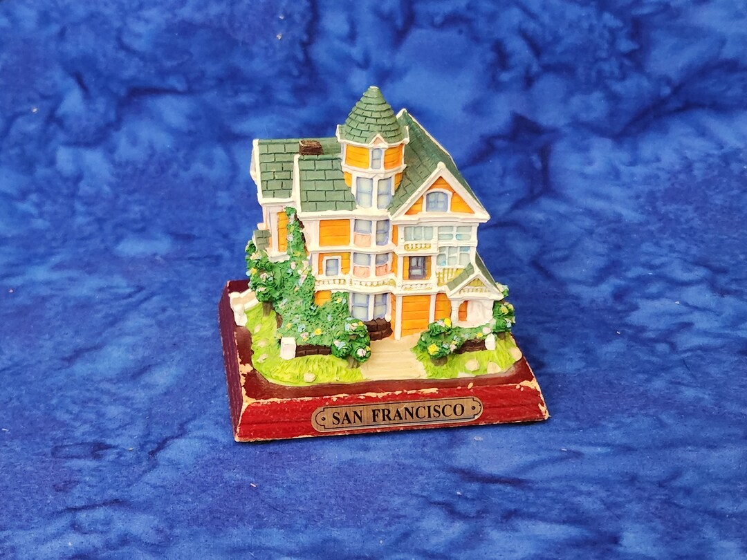 Vintage Miniature House San Francisco Travel Souvenir Etsy